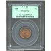 Image 1 : 1884 1C MS65 Red PCGS. Rich gold color. The obverse has especially pleasing luster. Nicely struck ex