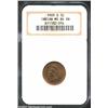 Image 1 : 1909-S 1C MS64 Red and Brown NGC. A final-year key from the San Francisco Mint, this is a mostly lus