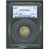 Image 1 : 1859 1C PR63 PCGS. A razor-sharp Cent that has dusky tan patina and a few miniscule planchet flaws,.