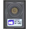 Image 2 : 1860 1C PR64 PCGS. The fields are moderately reflective and each side has even gray-golden coloratio