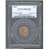 Image 1 : 1867 1C PR63 Red PCGS. The fields have bright peach color, while the devices are olive-gold in hue..