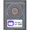 Image 2 : 1867 1C PR63 Red PCGS. The fields have bright peach color, while the devices are olive-gold in hue..