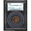 Image 1 : 1869 1C PR64 Red, Cameo PCGS. There are only four Cameo-designated 1869 Indian Cents at PCGS (9/02),