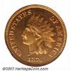 Image 1 : 1876 1C PR66 Red, Cameo NGC. A second, and even finer proof 1876 Indian Cent, this coin is particula