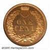 Image 2 : 1876 1C PR66 Red, Cameo NGC. A second, and even finer proof 1876 Indian Cent, this coin is particula