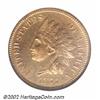 Image 1 : 1877 1C PR65 Red NGC. The desirability of this proof Indian Cent stems not so much from its absolute