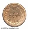 Image 2 : 1877 1C PR65 Red NGC. The desirability of this proof Indian Cent stems not so much from its absolute