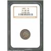 Image 1 : 1883 1C PR66 Brown NGC. The fields turn iridescent powder-blue in color when the coin is rotated und