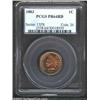 Image 1 : 1883 1C PR64 Red PCGS. Bright and fiery-red with no variation in the color, the fields are deeply re