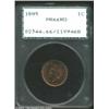 Image 3 : 1885 1C PR66 Red PCGS. While many proof 1885 Cents display unsightly toning streaks from an improper