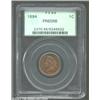 Image 1 : 1894 1C PR65 Red and Brown PCGS. Predominantly orange-gold in color, but with a blush of rose-violet