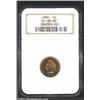 Image 1 : 1896 1C PR65 Red NGC. Deeply reflective with even, rich red color over each side. A premium example.