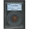Image 1 : 1899 1C PR65 Red PCGS. Deep cherry-red color covers each side and the devices are nicely frosted wit