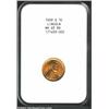Image 1 : 1909-S 1C MS65 Red NGC. Only 1.82 million pieces were struck of this first-year issue, making it one