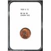 Image 1 : 1929-S 1C MS66 Red NGC. Deep orange color with a couple of swaths of ruby-red iridescence. A lustrou