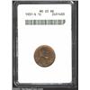 Image 1 : 1931-S 1C MS63 Red and Brown ANACS. The original mint luster is overlaid by light brown patina and t