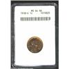 Image 1 : 1918-S 1C MS64 Red and Brown ANACS. Yellow-green and rose in color. A bright and lustrous near-Gem w