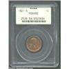 Image 1 : 1921-S 1C MS64 Red PCGS. A yellow-green Cent with carefully preserved surfaces, satiny luster, and a