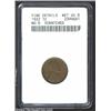 Image 1 : 1922 No D 1C Strong Reverse--Scratched--ANACS. Fine Details, Net VG8. Chocolate-brown patina. The fi