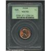 Image 1 : 1925 1C MS67 Red PCGS. Well struck and lustrous, with seemingly pristine surfaces. The rose-orange c