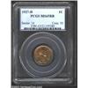 Image 1 : 1927-D 1C MS65 Red and Brown PCGS. This lustrous, mark-free specimen is certainly more red than brow