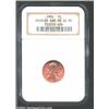 Image 1 : 1984 1C Doubled Ear MS66 Red NGC. Full pink-red luster reveals faint lilac overtones at certain angl
