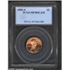 Image 1 : 1995-S 1C PR70 Deep Cameo PCGS. Pink-red in color, the lustrous surfaces are numismatically perfect.