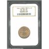 Image 1 : 1864 2C Large Motto MS65 Red NGC. The yellow-gold color is consistent and attractive. A well struck.