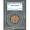 Image 1 : 1865 2C MS65 Red PCGS. Needle sharp striking definition and frosty, orange-red luster dominate the o