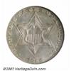 Image 1 : 1858 3CS MS65 NGC. Three Cent Silver production amounted to 1.6 million coins in 1858. This is the h
