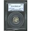 Image 1 : 1874 3CN PR65 Cameo PCGS. This sharply impressed Gem is well contrasted with bright, glassy fields..