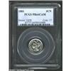 Image 1 : 1881 3CN PR64 Cameo PCGS. A razor-sharp near-Gem that has irrefutable cameo contrast and beautifully