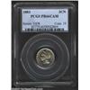 Image 1 : 1883 3CN PR66 Cameo PCGS. Discard any previous notions you may have held about proof Three Cent Nick