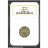 Image 1 : 1879 5C MS66 NGC. A lustrous and exquisitely preserved Gem with a magnificent strike and pleasing du