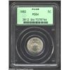 Image 1 : 1882 5C MS64 PCGS. Satiny luster with excellent nickel "sheen" particular to these coins. The revers