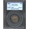Image 1 : 1872 5C PR66 PCGS. FS-7. Rich apricot-gold patina. A splendid Gem of this popular die doubled variet