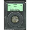 Image 3 : 1881 5C PR67 PCGS. This exquisite proof is nearly perfect and each side is toned in concentric rings