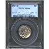 Image 1 : 1917-D 5C MS64 PCGS. A nicely struck near-Gem that has dusky gray patina and exceptionally clean sur