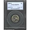 Image 1 : 1999-P 5C MS67 Full Steps PCGS. Brilliant and highly lustrous with no obvious abrasions (of course).