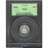 Image 1 : 1884 10C PR63 PCGS. Although not designated as such on the insert, this piece shows sharp cameo cont
