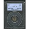 Image 1 : 1891 10C PR65 PCGS. A deeply mirrored Gem, each side is rather heavily toned with variegated golden-