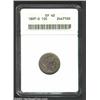 Image 1 : 1897-O 10C XF40 ANACS. A richly detailed example that has deep pearl-gray patina. There is a short s