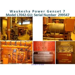 WAUKESHA GENERATOR 7042-GU