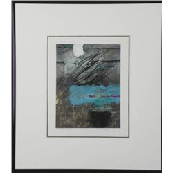 C. Scott Snyder Original Abstract Monoprint Framed