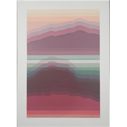 Audrey Grendahl Kuhn Signed Abstract Print Summer Set