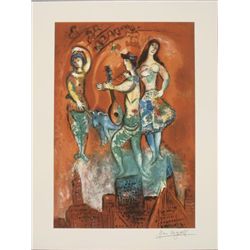 Marc Chagall : Carmen Musical Theater Art Print