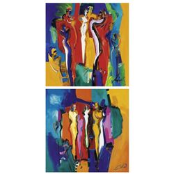 Bachelor Party I and II Alfred Gockel Art Prints