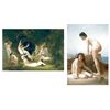 Image 1 : 2 William-Adolphe Bouguereau Nude Prints Nymphaeum,Bath