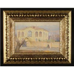 Alexander Gevorkyan Original Oil Painting -Building
