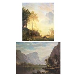 2 Albert Bierstadt Western Art Prints Yosemite Valley